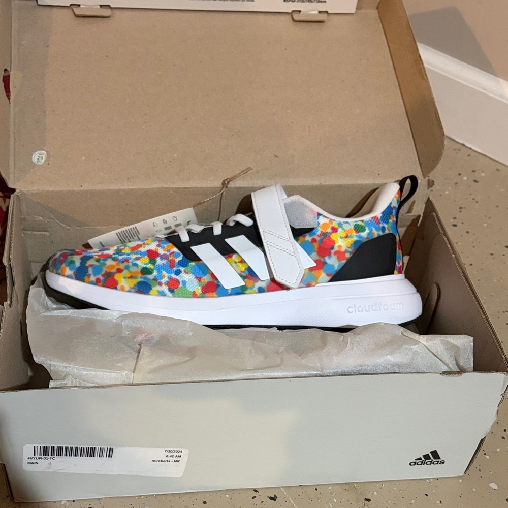 Adidas Kids Multicolor Cloudfoam Sneakers